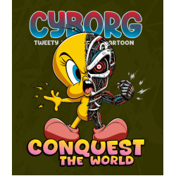 Ciborg Piolín Vector